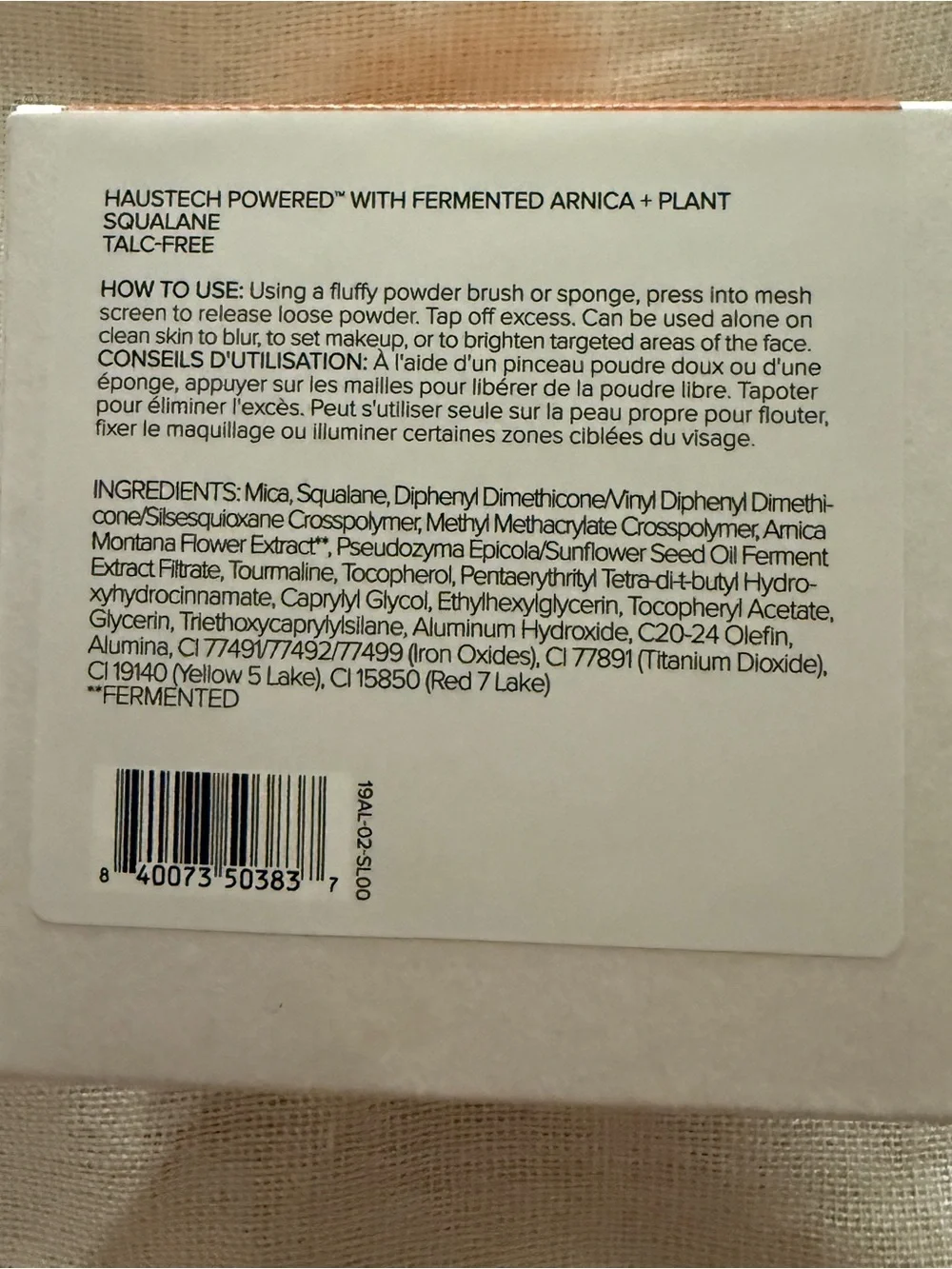 Haus Labs Bio-Blurring Loose Setting Powder – Cream (By Lady Gaga)